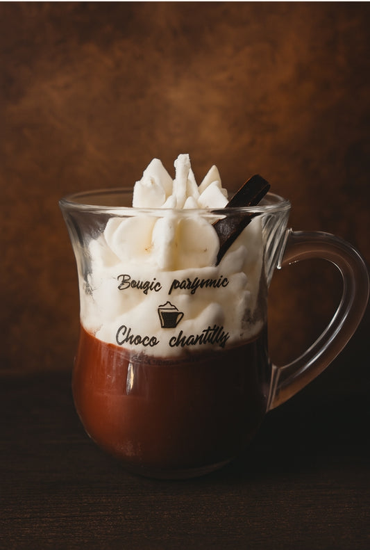 Bougie choco chantilly (parfum chocolat gourmand)