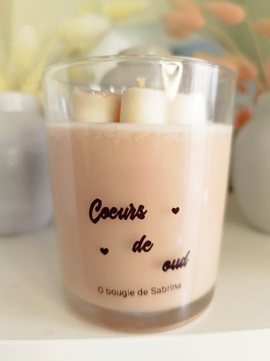bougie cœur de oud