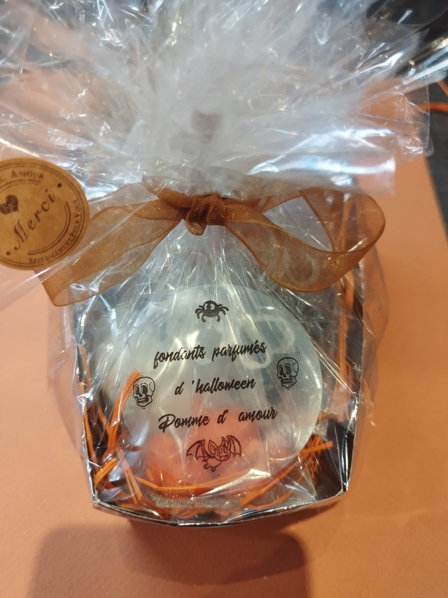 Petits fondants d halloween  (parfum pomme d'amour)