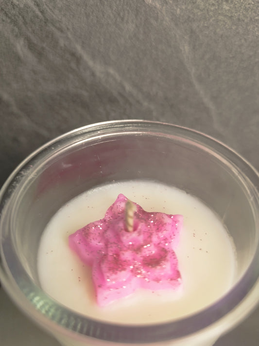 Ma petite bougie  Cassis rose