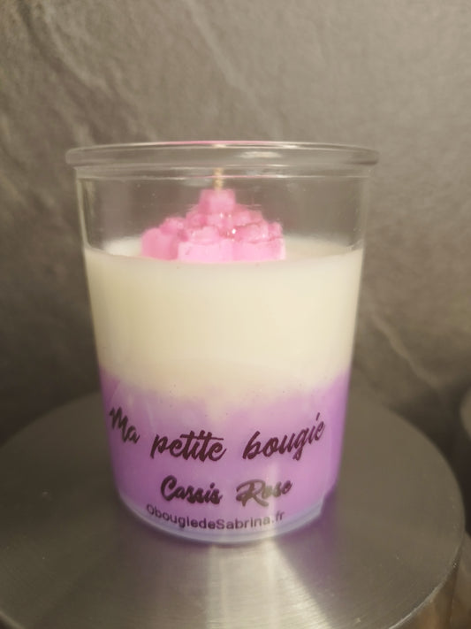 Ma petite bougie  Cassis rose