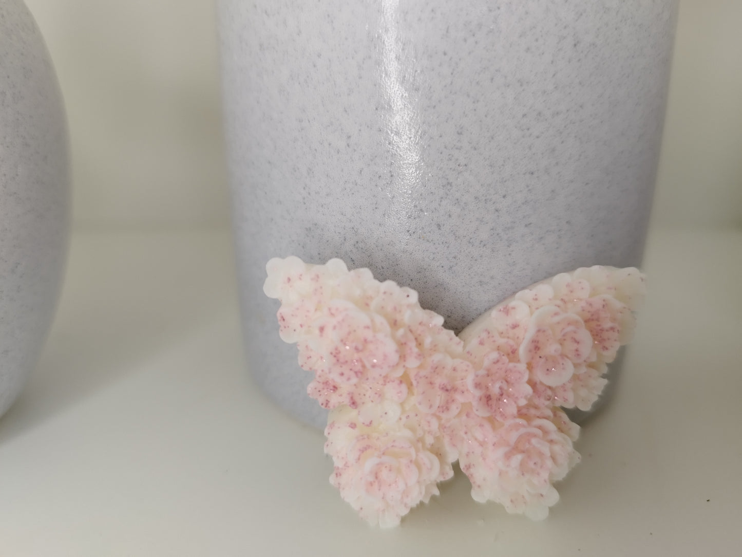 Fondant papillon fleurs de coton